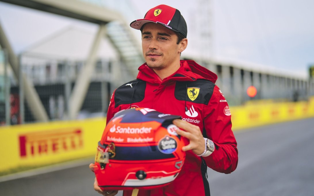 Leclerc Villeneuve helmet Canada 2023