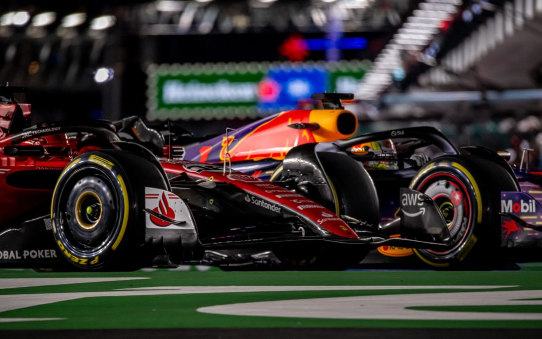 Leclerc Verstappen Las Vegas
