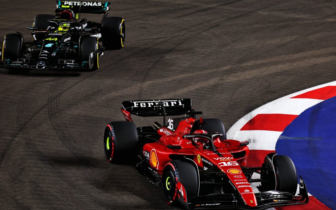 Leclerc Hamilton Singapore