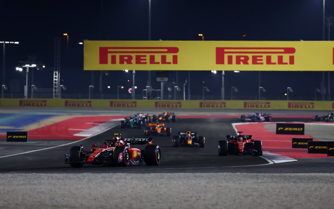 Leclerc Sainz Verstappen