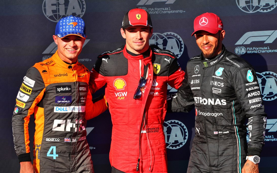 Norris Leclerc Hamilton