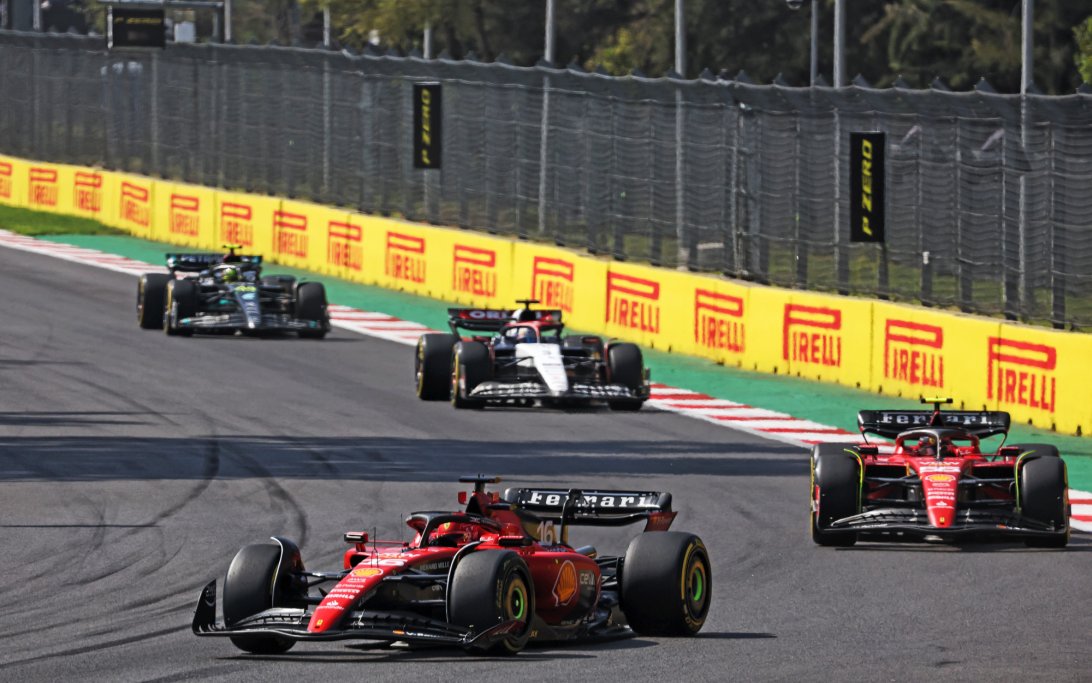 Leclerc Sainz Ricciardo Hamilton Mexico