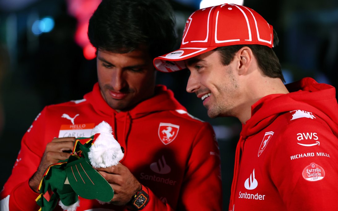 Leclerc en Sainz