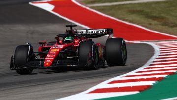 Starting grid for the 2023 F1 United States Grand Prix