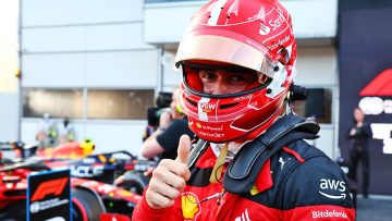 Leclerc edges Verstappen to claim shock Baku Pole Position