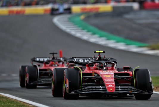 Leclerc Sainz Silverstone