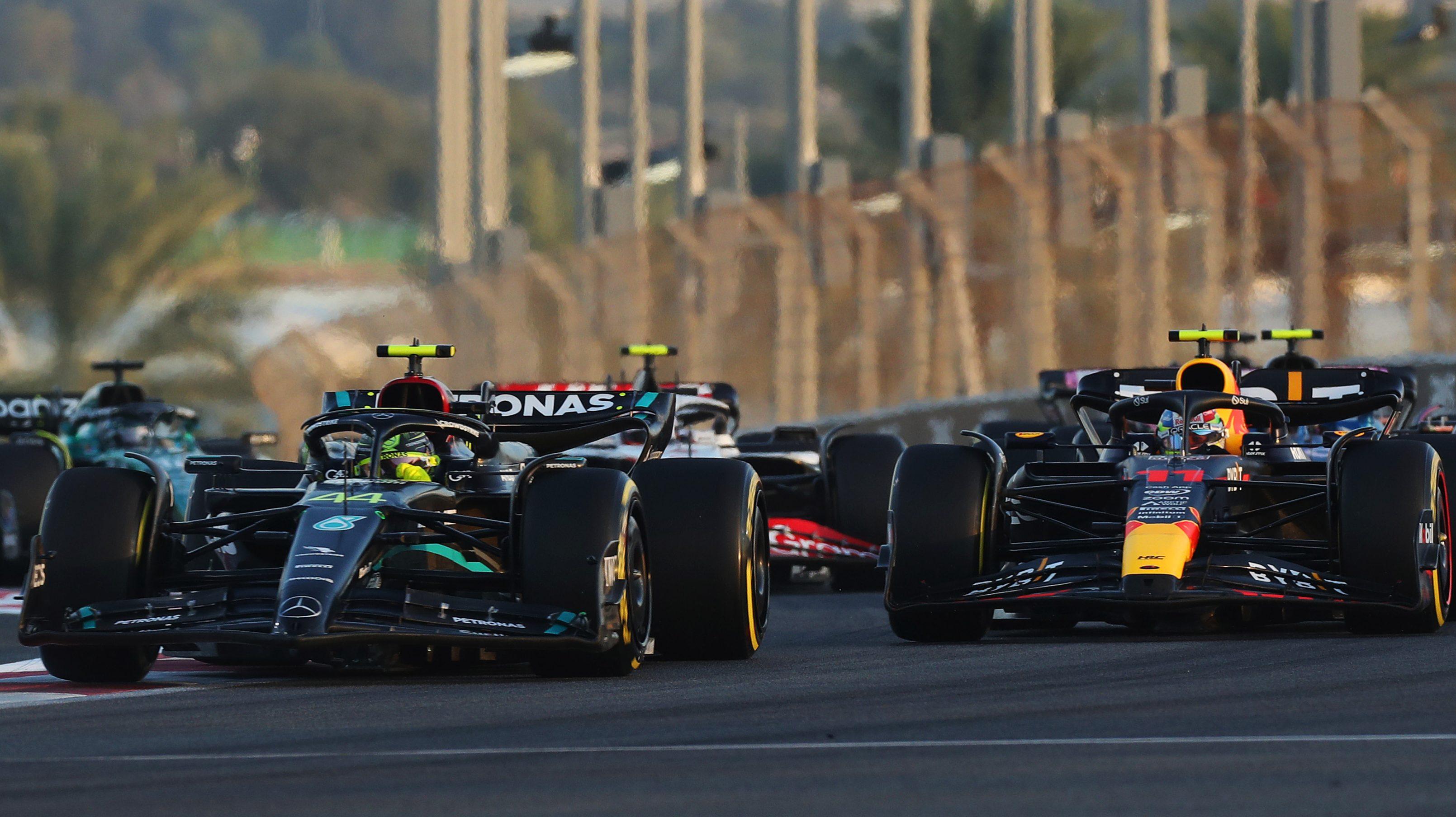 Hamilton Perez Abu Dhabi 2023