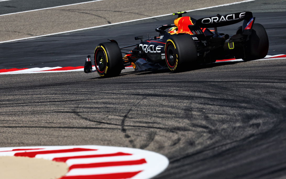 Sergio Perez Red Bull Bahrain Test