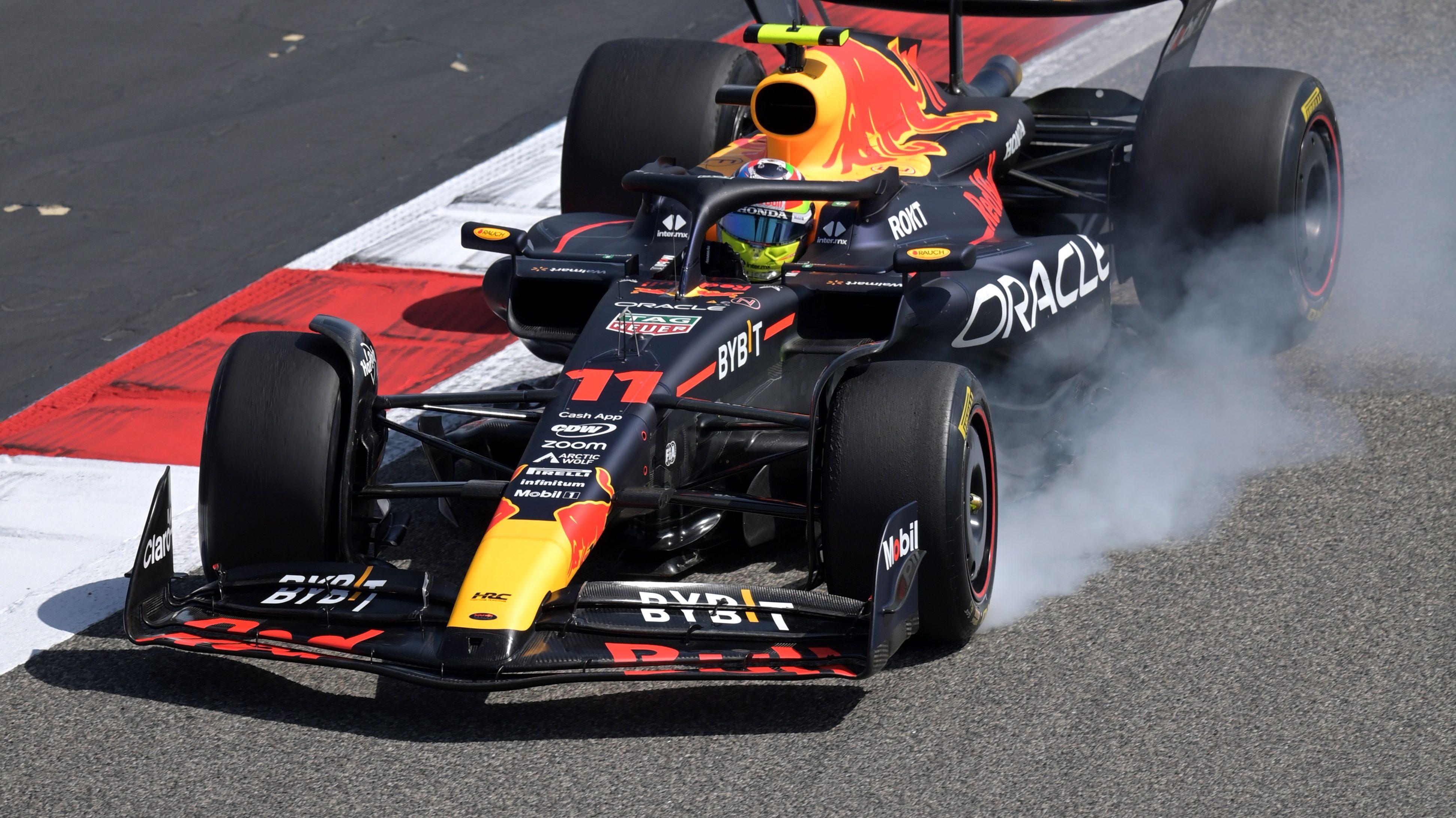Perez Bahrain test