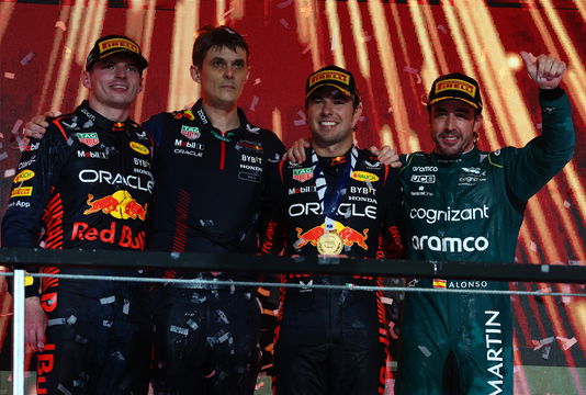 Podium Saudi GP
