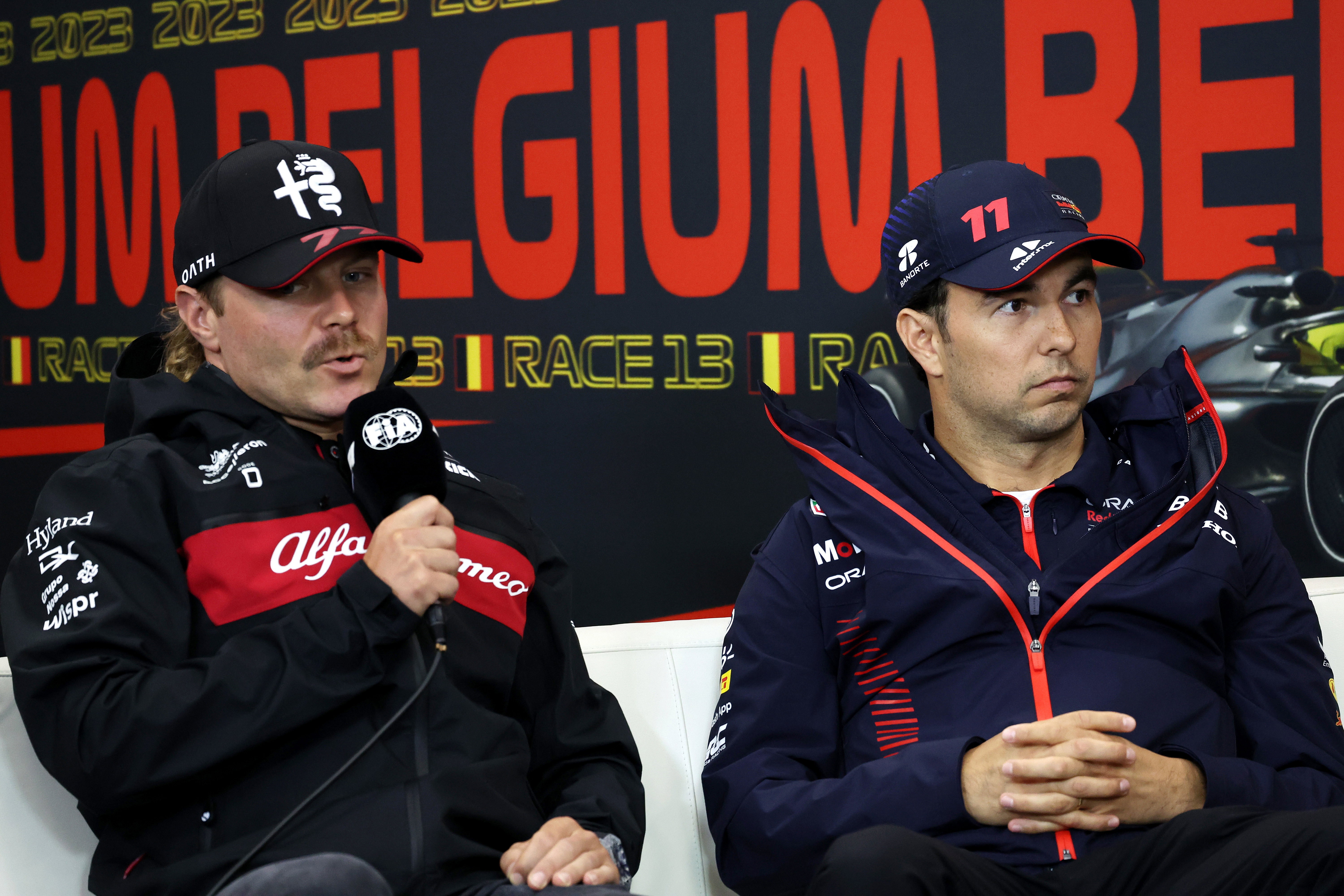 Perez Bottas Belgium 2023