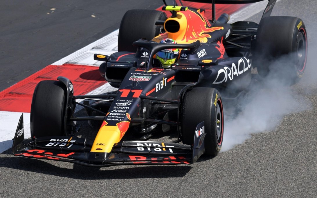 Perez Bahrain test
