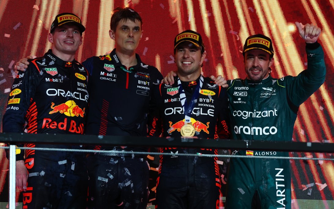 Podium Saudi GP