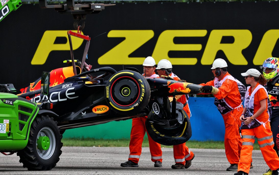 Perez Crash Hungary