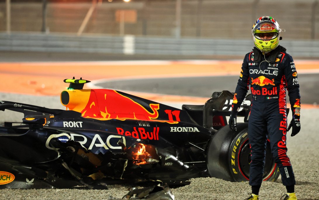Perez Crash Qatar