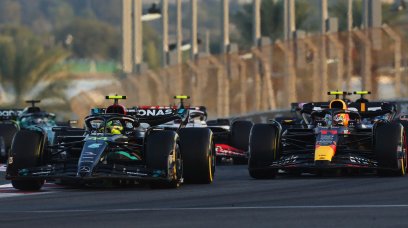 Hamilton Perez Abu Dhabi 2023