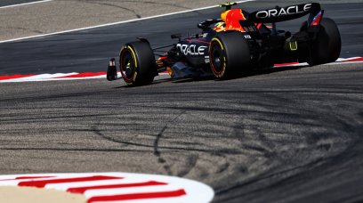 Sergio Perez Red Bull Bahrain Test
