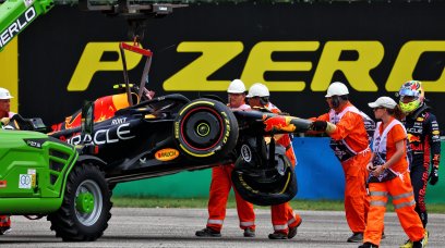 Perez Crash Hungary