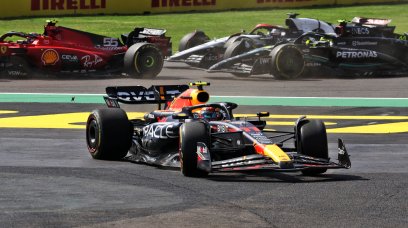 Perez Mexico start crash