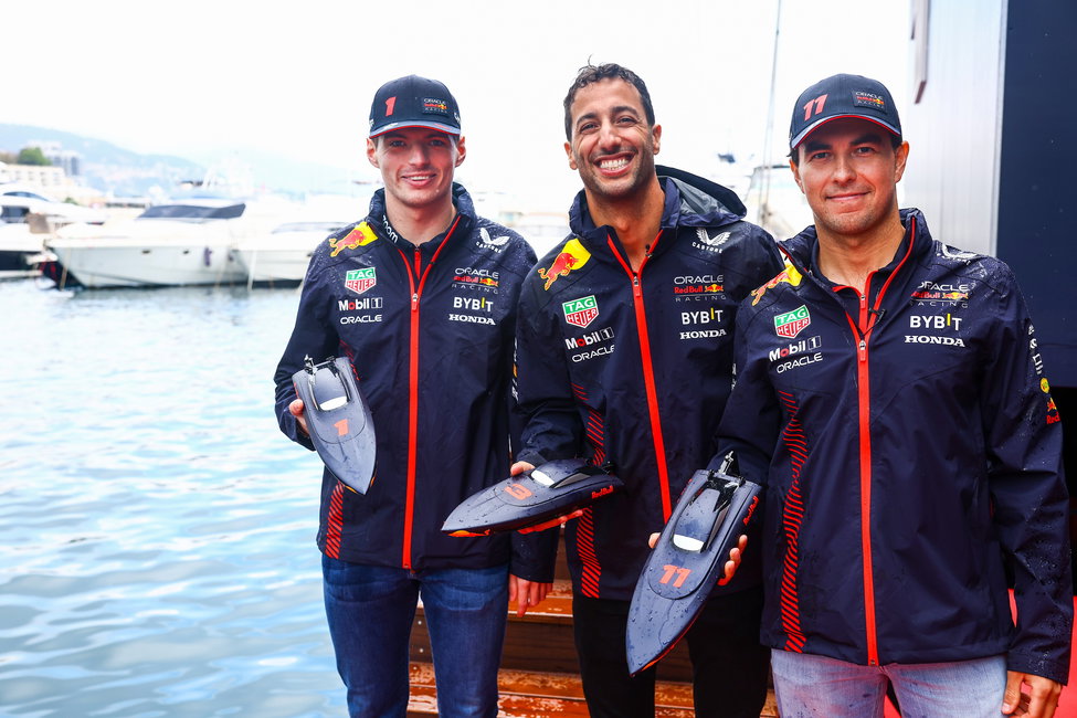 Ricciardo Verstappen Perez Monaco 2023