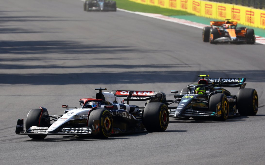 Ricciardo Hamilton Mexico