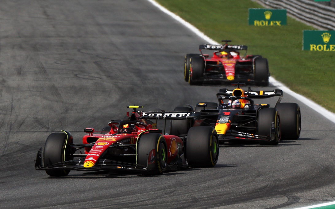 Verstappen Sainz Leclerc Italy