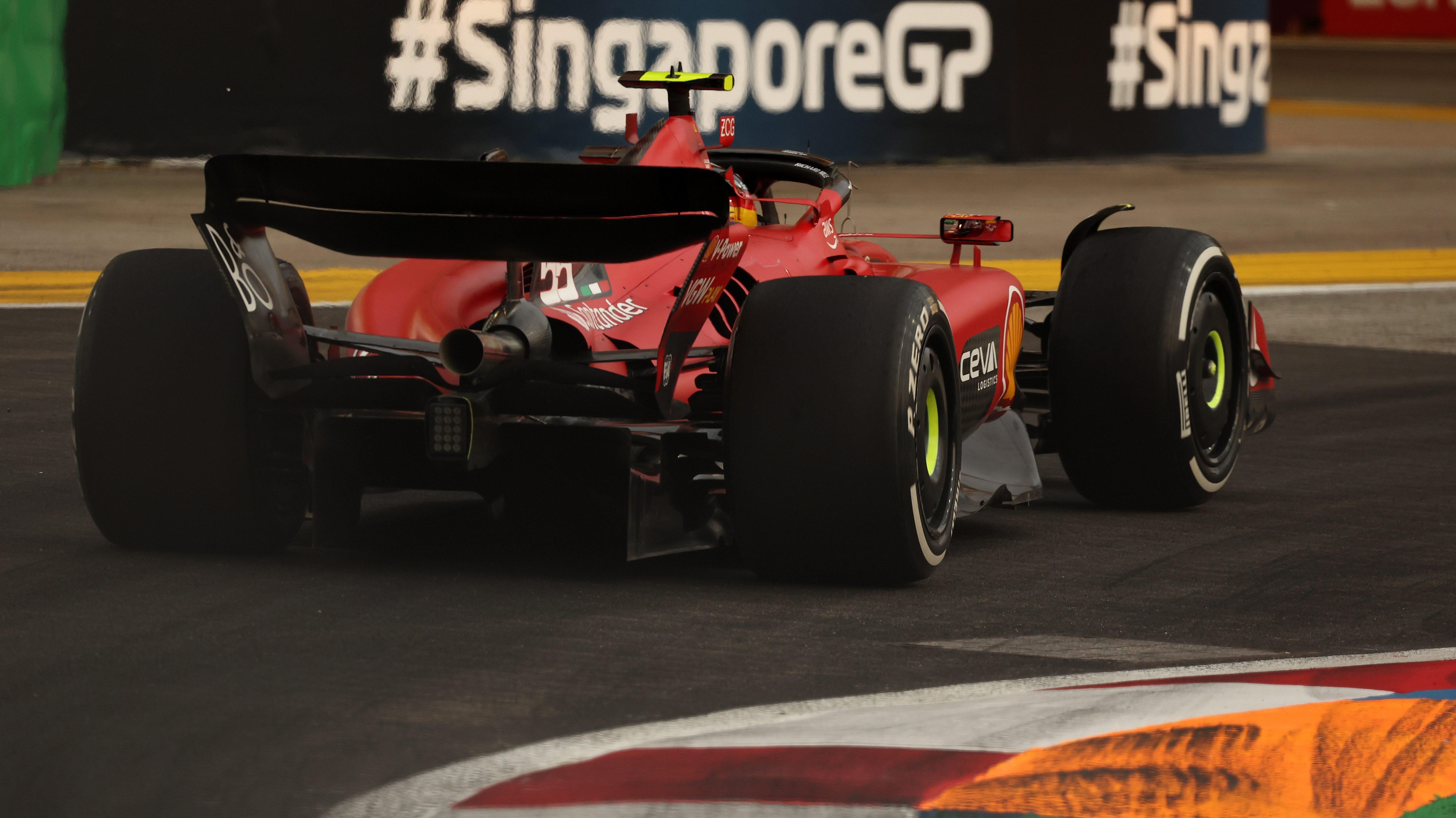 Sainz Singapore Friday