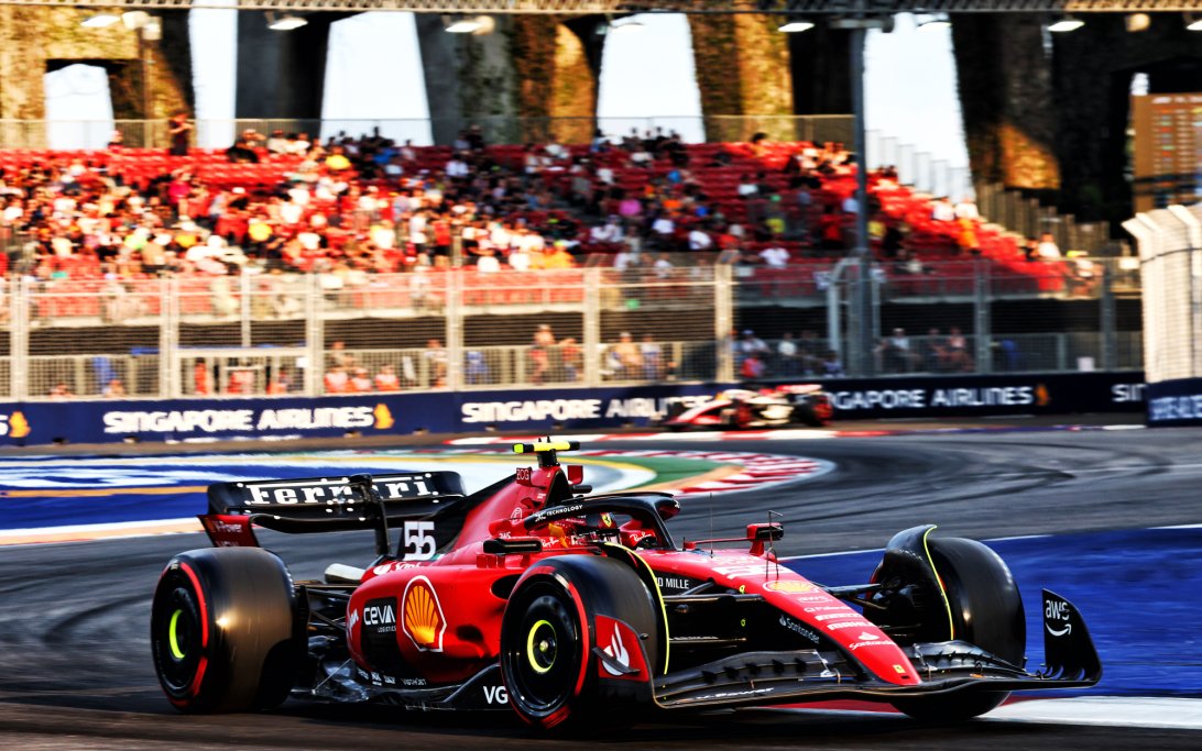 Sainz Singapore Friday