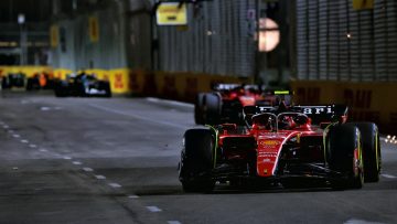 Sainz explains 'instinctive' DRS move that enabled Singapore win