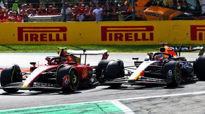 Verstappen Sainz Italy 2023