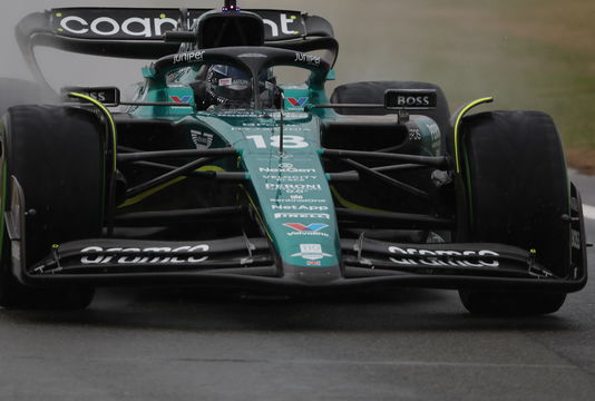 Stroll Silverstone wet