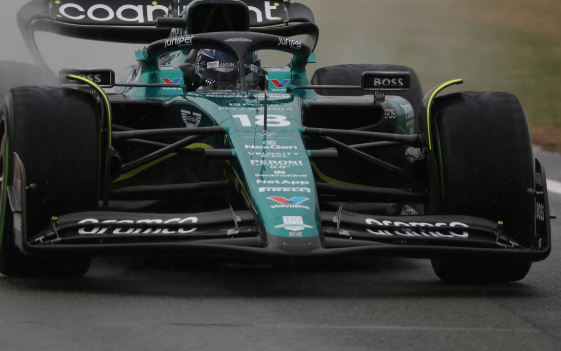 Stroll Silverstone wet