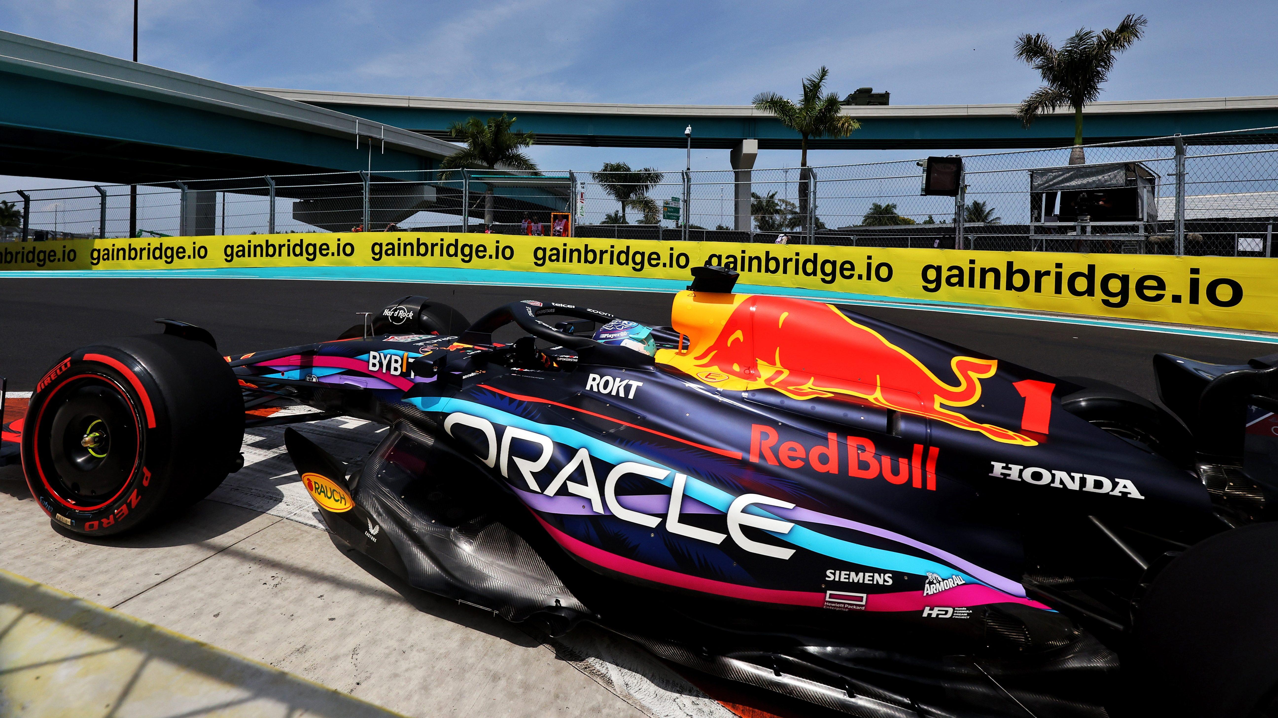 Red Bull Max Verstappen Miami GP Practice 1