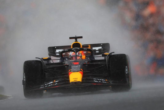 Verstappen Zandvoort Sunday wet