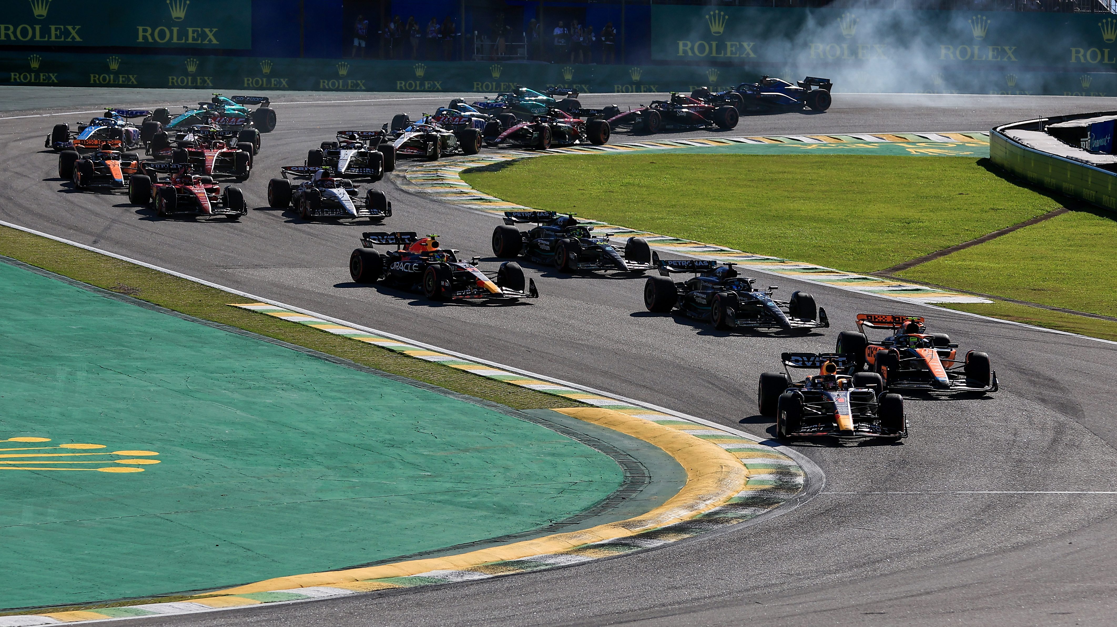Verstappen Norris Brazil