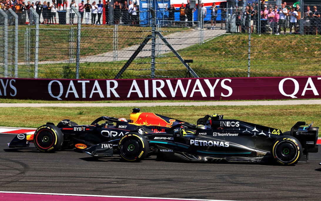 Verstappen Hamilton Hungary