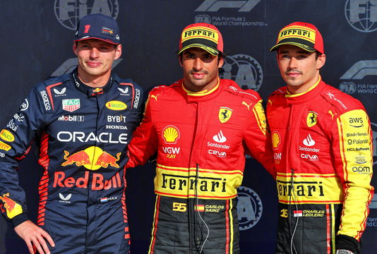 Verstappen Sainz Leclerc