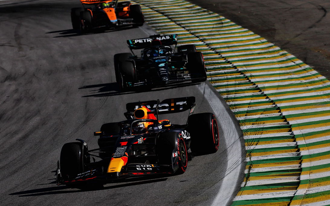 Verstappen Russell Norris Brazil