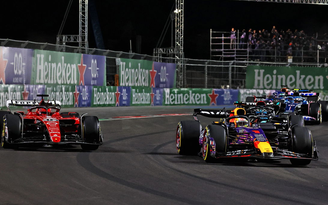 Verstappen Leclerc Las Vegas