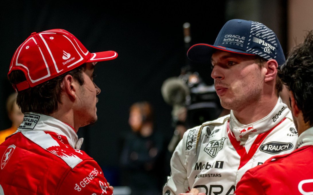 Verstappen Perez Leclerc Las Vegas