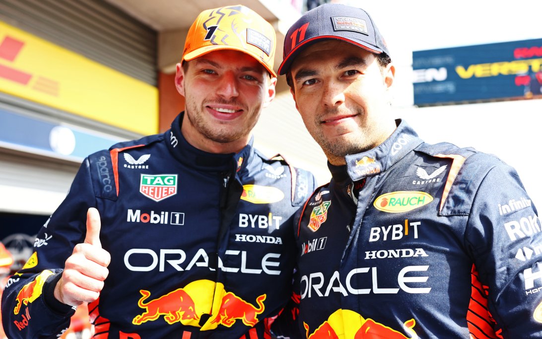 Verstappen Perez Belgium