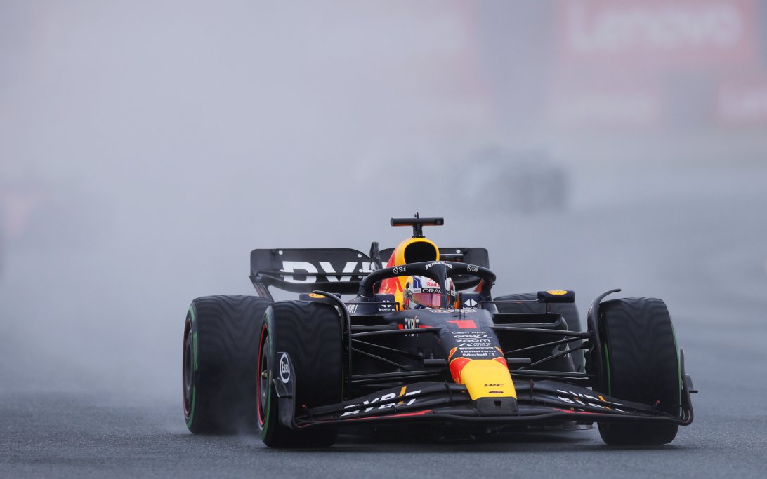 Verstappen Zandvoort Sunday wet