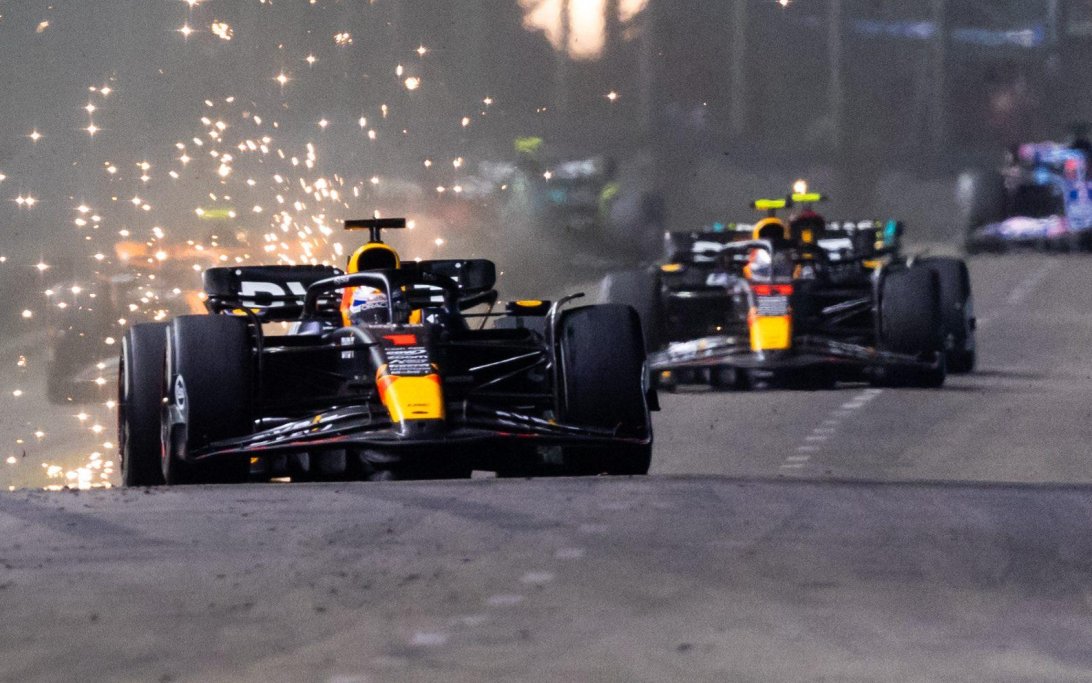 Verstappen Singapore Russell