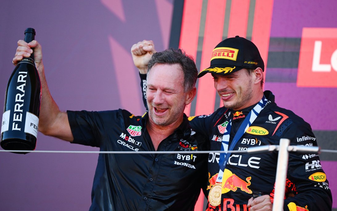Verstappen Horner Japan