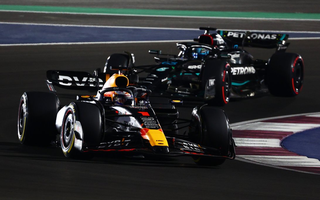 Verstappen Russell Qatar