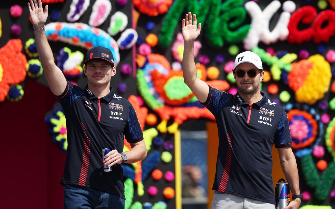 Verstappen Perez Mexico