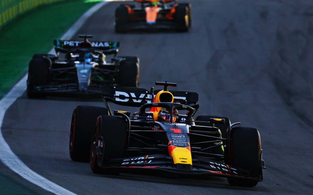 Verstappen Russell Norris Brazil