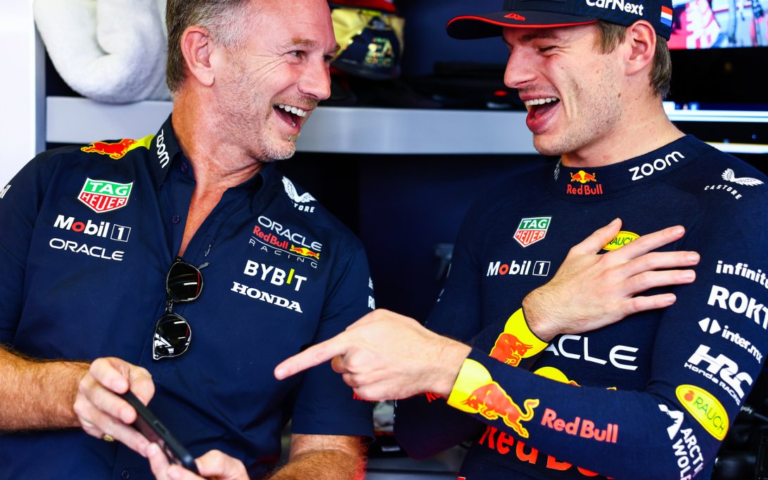 Verstappen Horner Mexico