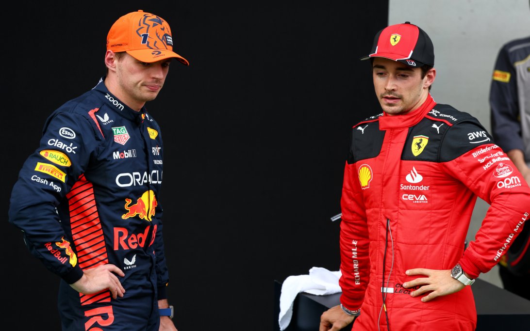 Verstappen Leclerc Austria