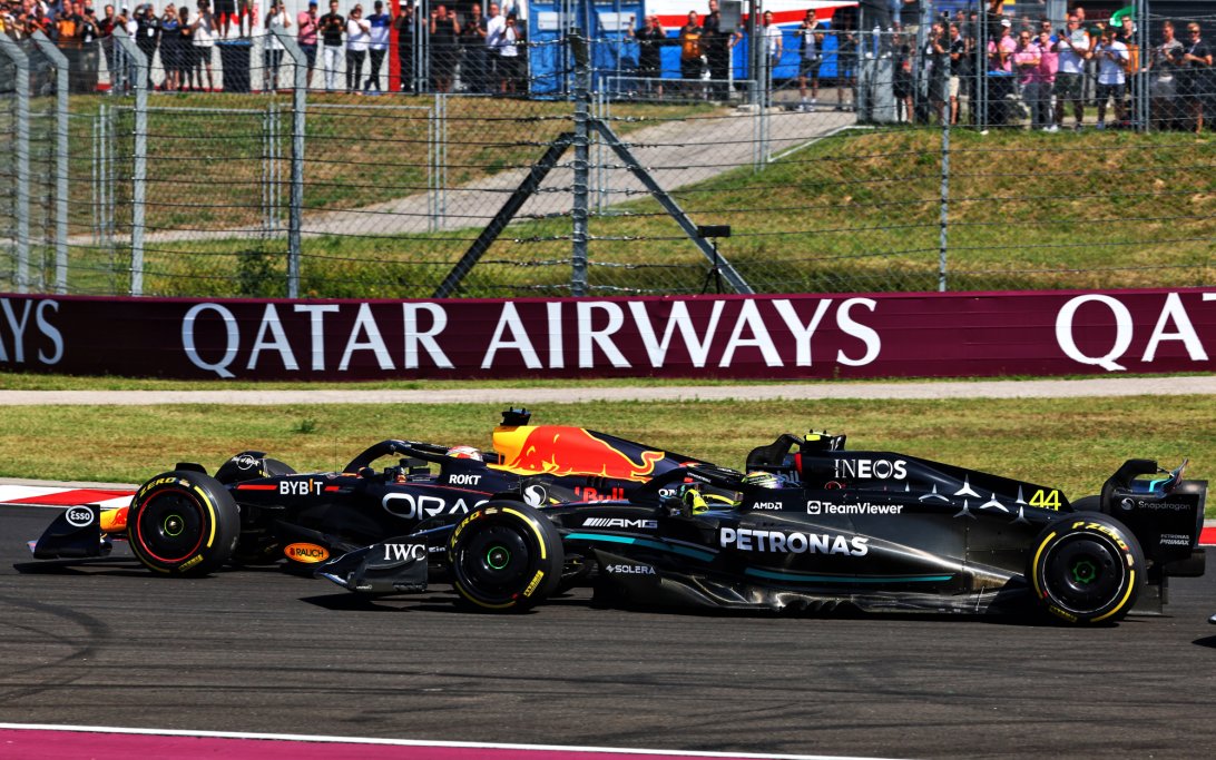 Verstappen Hamilton Hungary